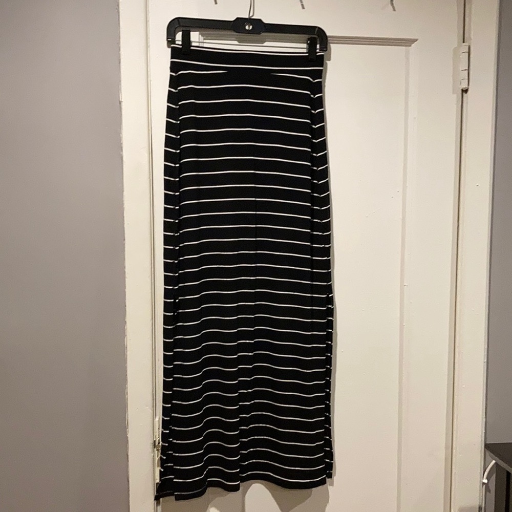 Striped Maxi Skirt